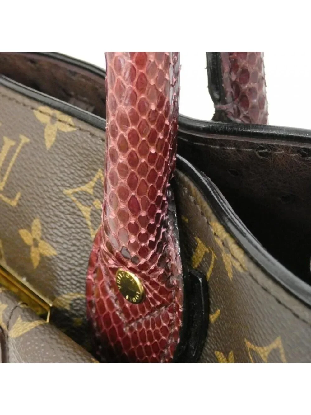 Louis Vuitton Vintage Monogram Exotic Tote MM